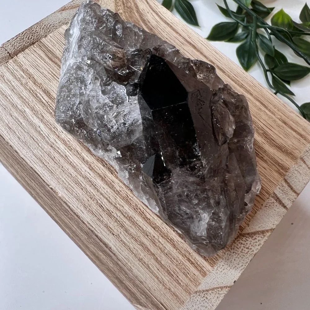 Smoky Quartz Crystal Points Cluster - Smoky Quartz Point Crystal Cluster - Picture 10 of 11